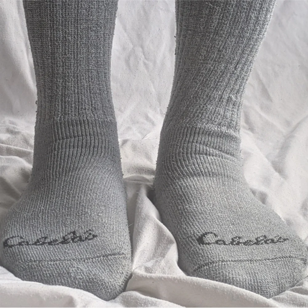Cabela's Medium-Weight Wool Boot Socks for Men Gray Size Large 9-12
